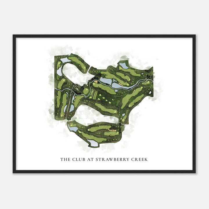 Print of The Club At Strawberry Creek Classic Map