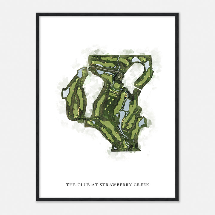 Print of The Club At Strawberry Creek Classic Map