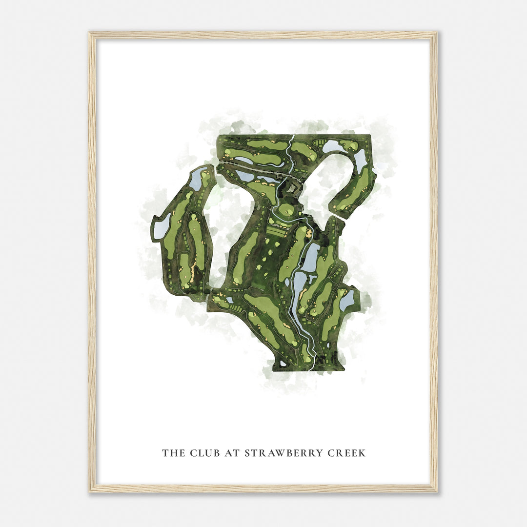 Print of The Club At Strawberry Creek Classic Map