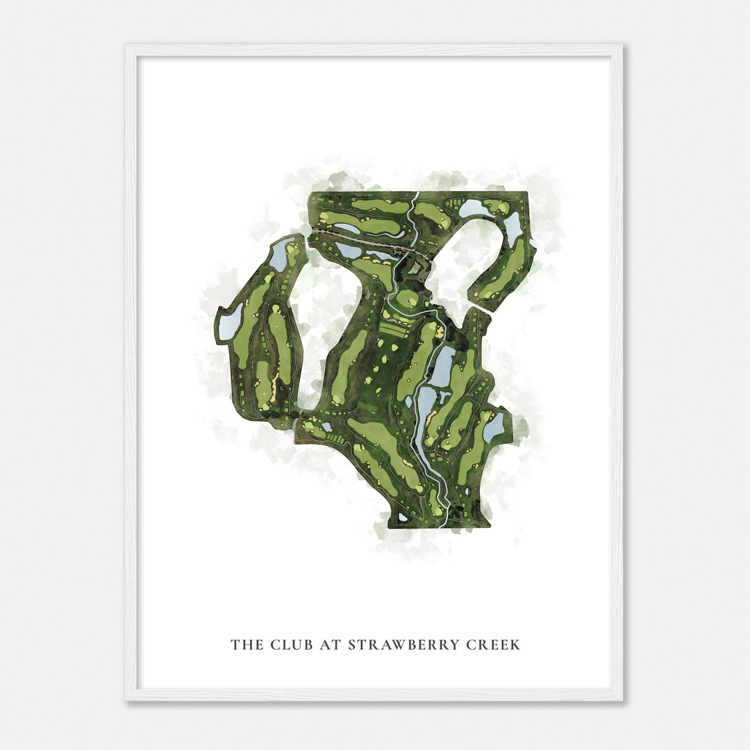 Print of The Club At Strawberry Creek Classic Map