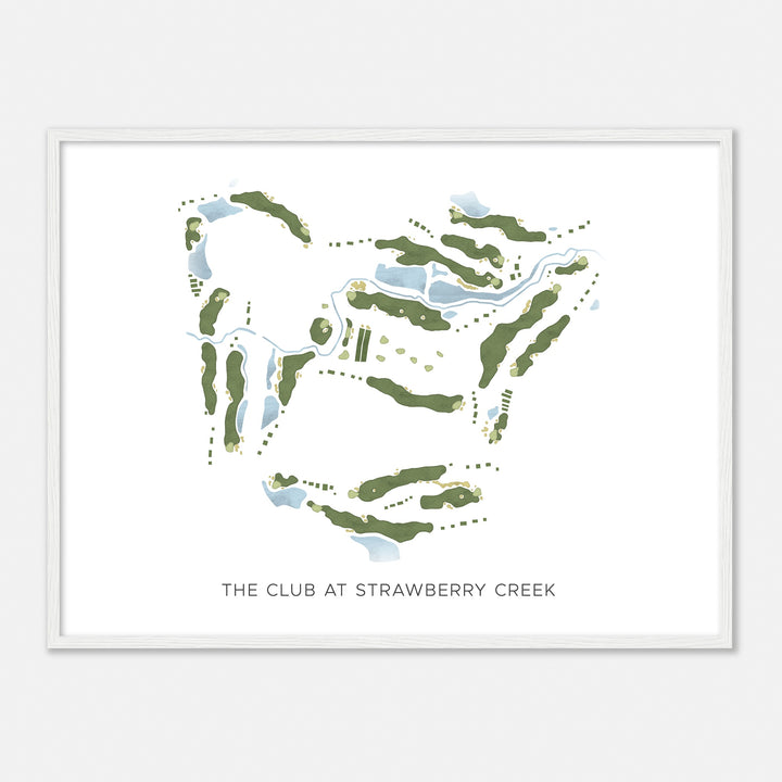 Print of The Club At Strawberry Creek Modern Map