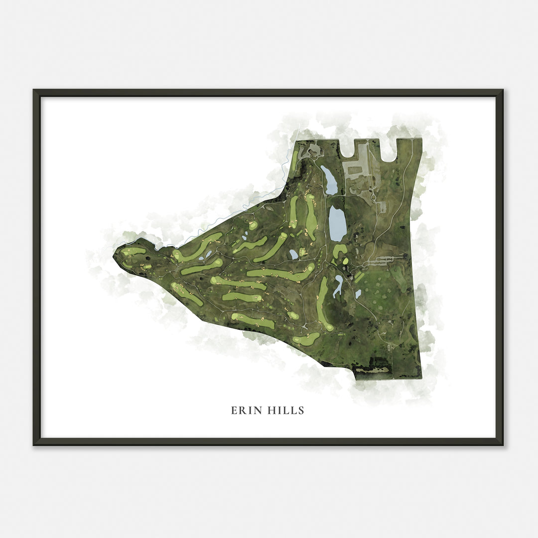 Print of Erin Hills Classic Map