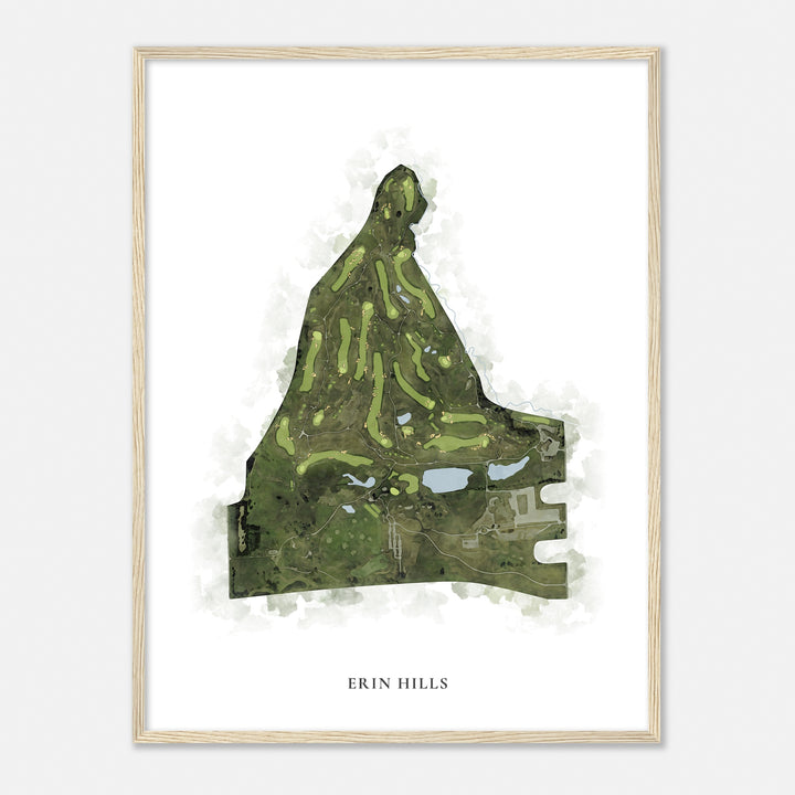 Print of Erin Hills Classic Map