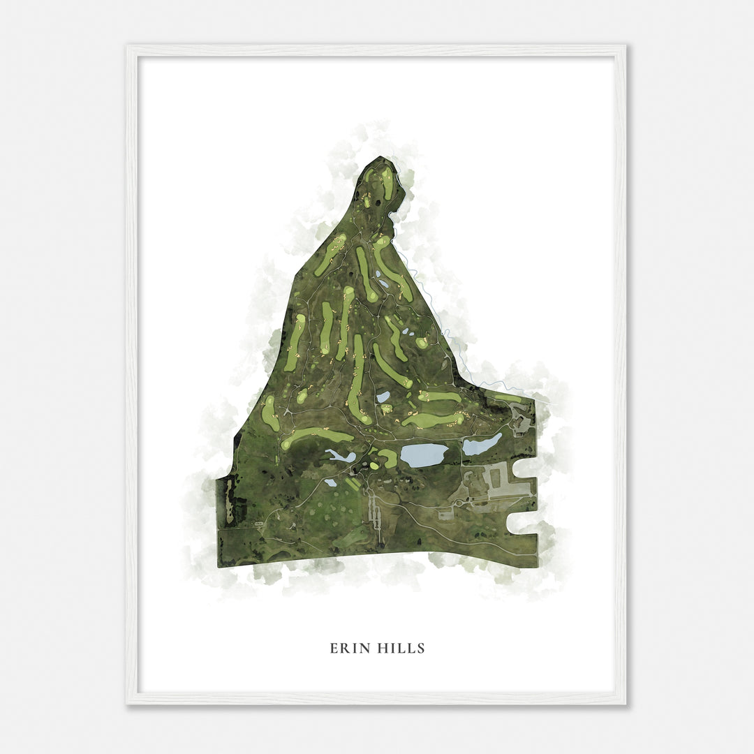 Print of Erin Hills Classic Map