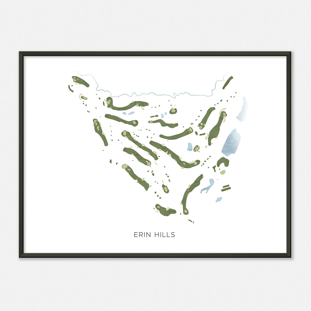 Print of Erin Hills Modern Map