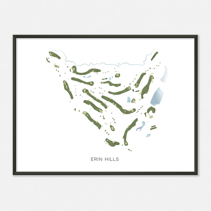 Print of Erin Hills Modern Map