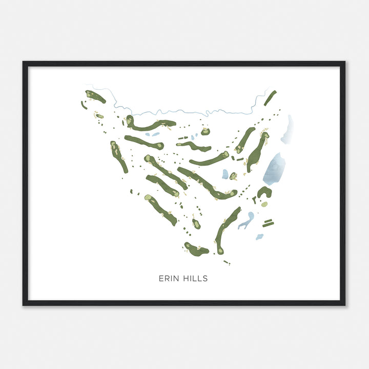 Print of Erin Hills Modern Map