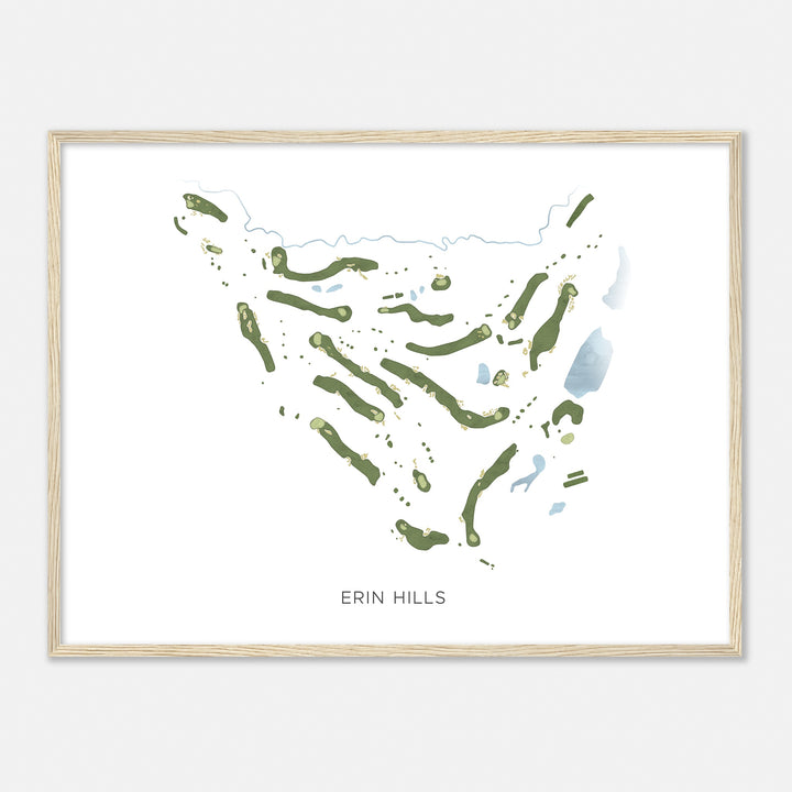 Print of Erin Hills Modern Map