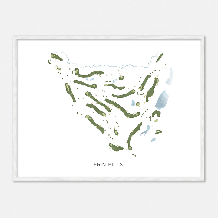 Print of Erin Hills Modern Map