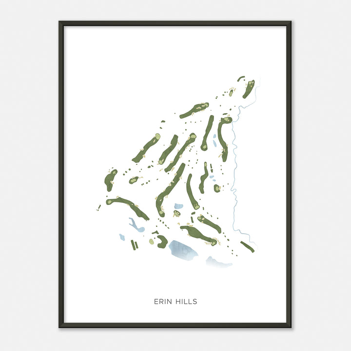 Print of Erin Hills Modern Map