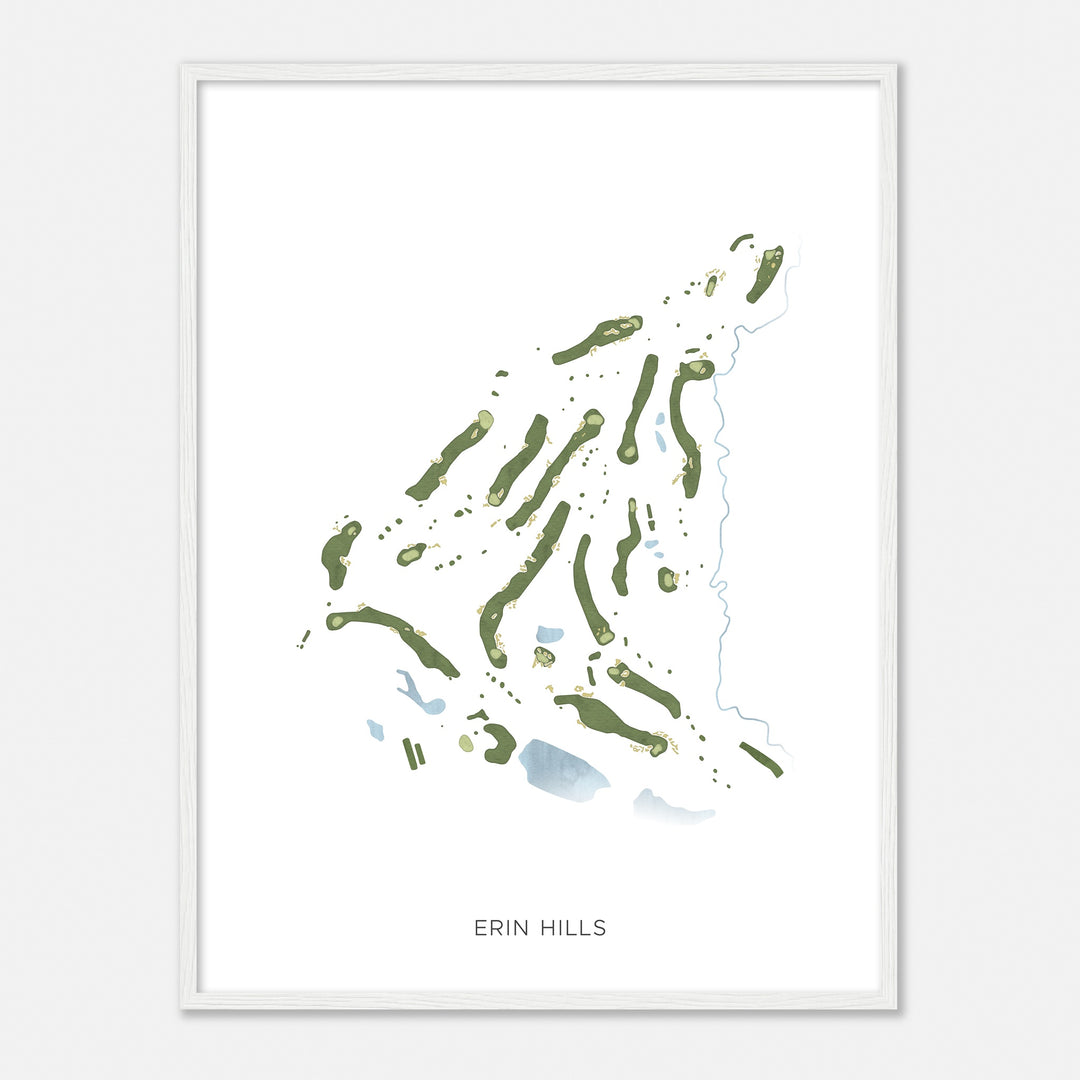 Print of Erin Hills Modern Map