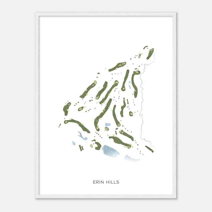 Print of Erin Hills Modern Map