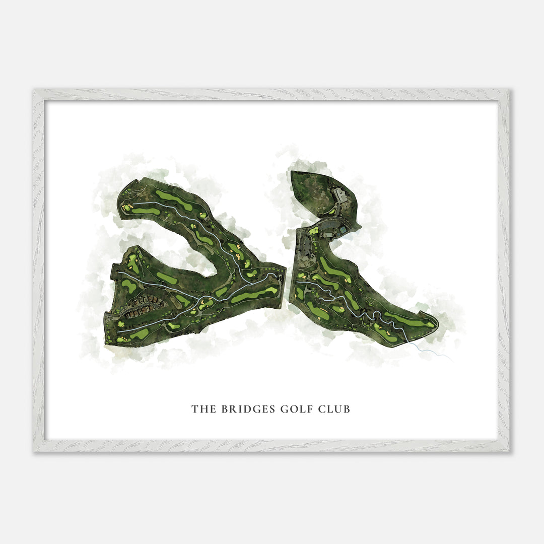 Print of The Bridges Golf Club Classic Map