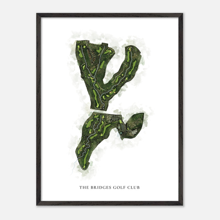 Print of The Bridges Golf Club Classic Map