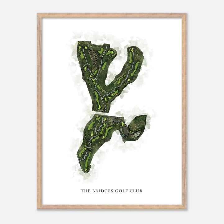 Print of The Bridges Golf Club Classic Map