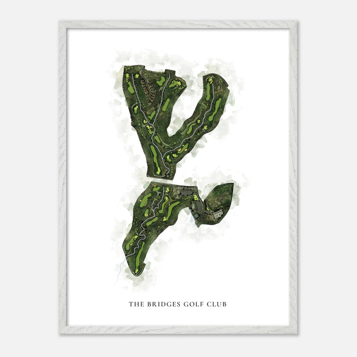 Print of The Bridges Golf Club Classic Map