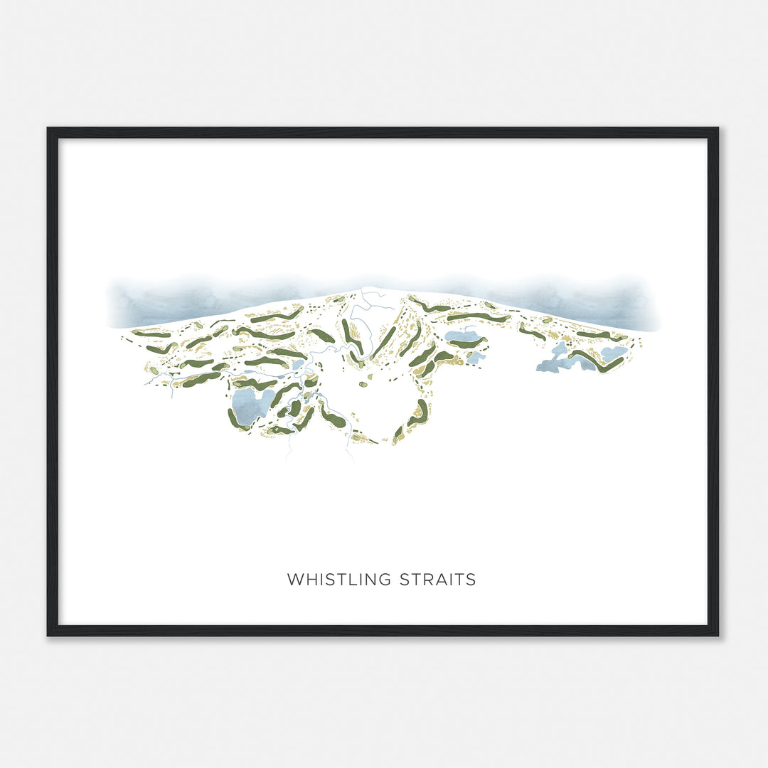 Print of Whistling Straits Modern Map
