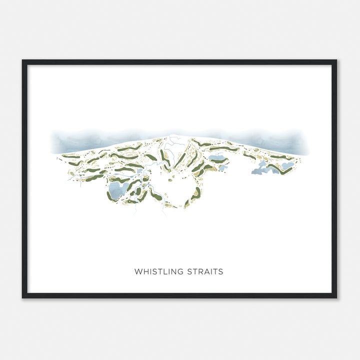 Print of Whistling Straits Modern Map