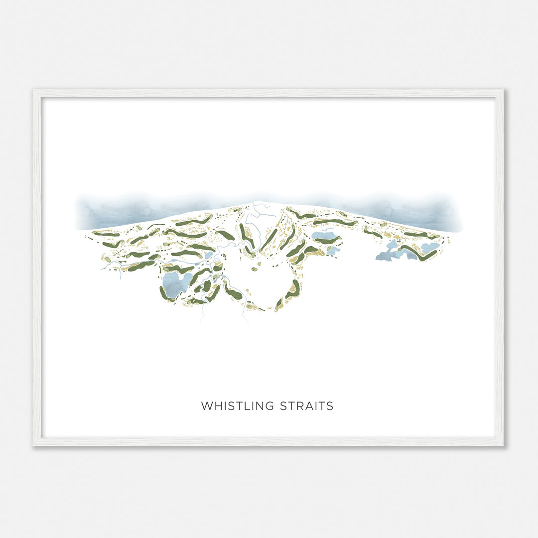 Print of Whistling Straits Modern Map
