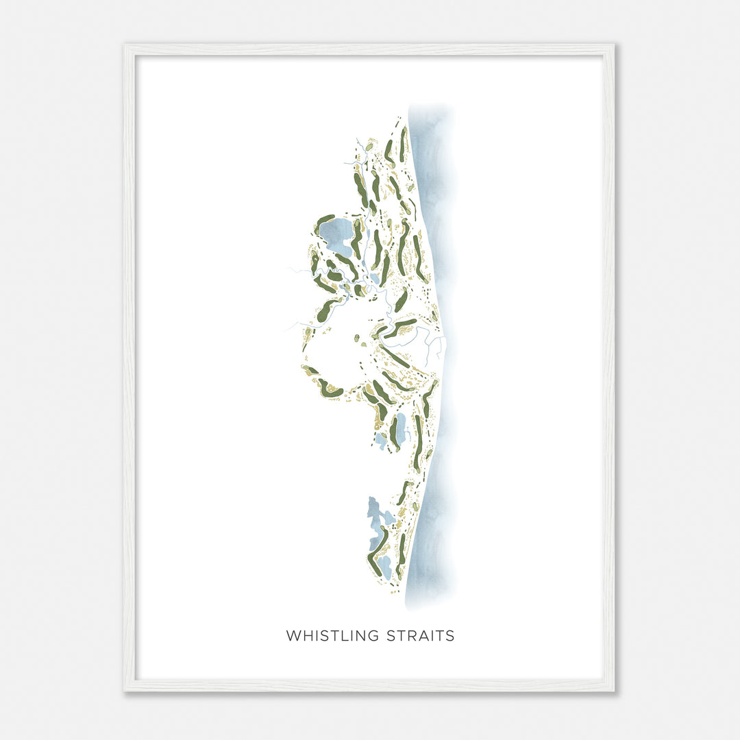 Print of Whistling Straits Modern Map