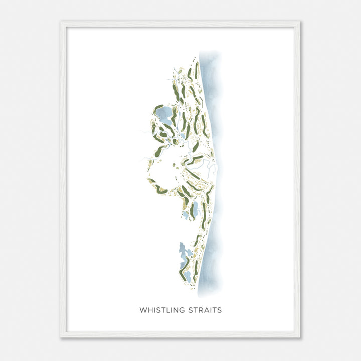 Print of Whistling Straits Modern Map