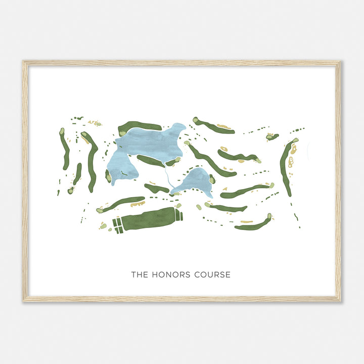 Print of The Honors Course Modern Map