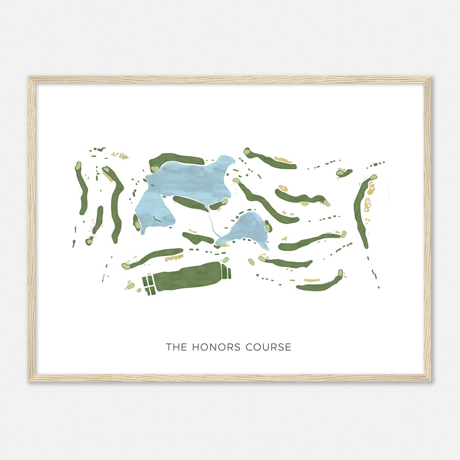 Print of The Honors Course Modern Map