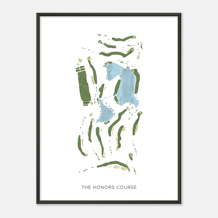 Print of The Honors Course Modern Map