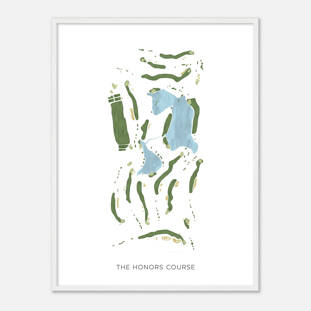 Print of The Honors Course Modern Map