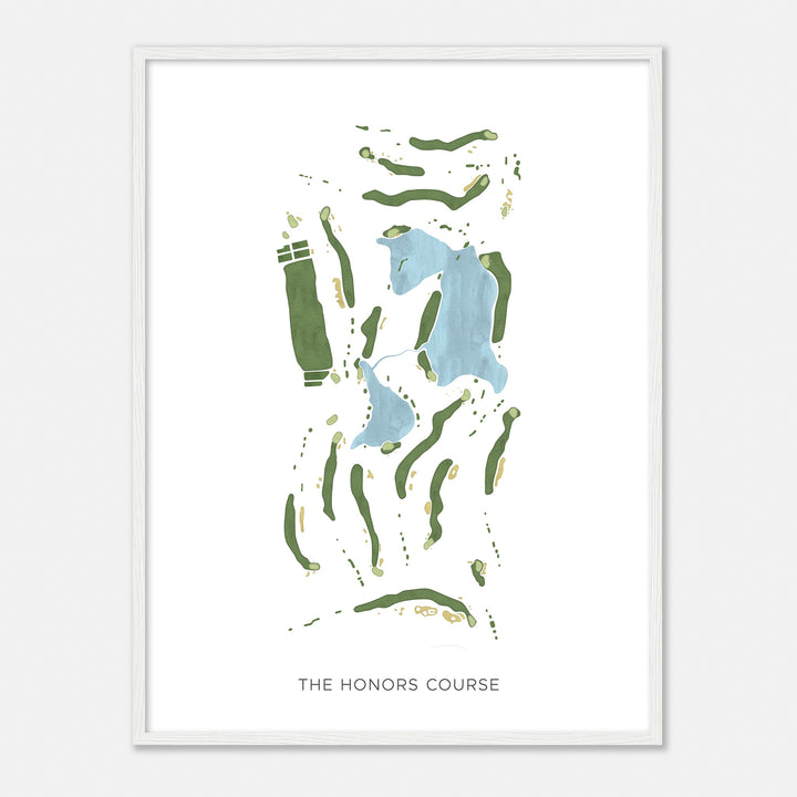 Print of The Honors Course Modern Map