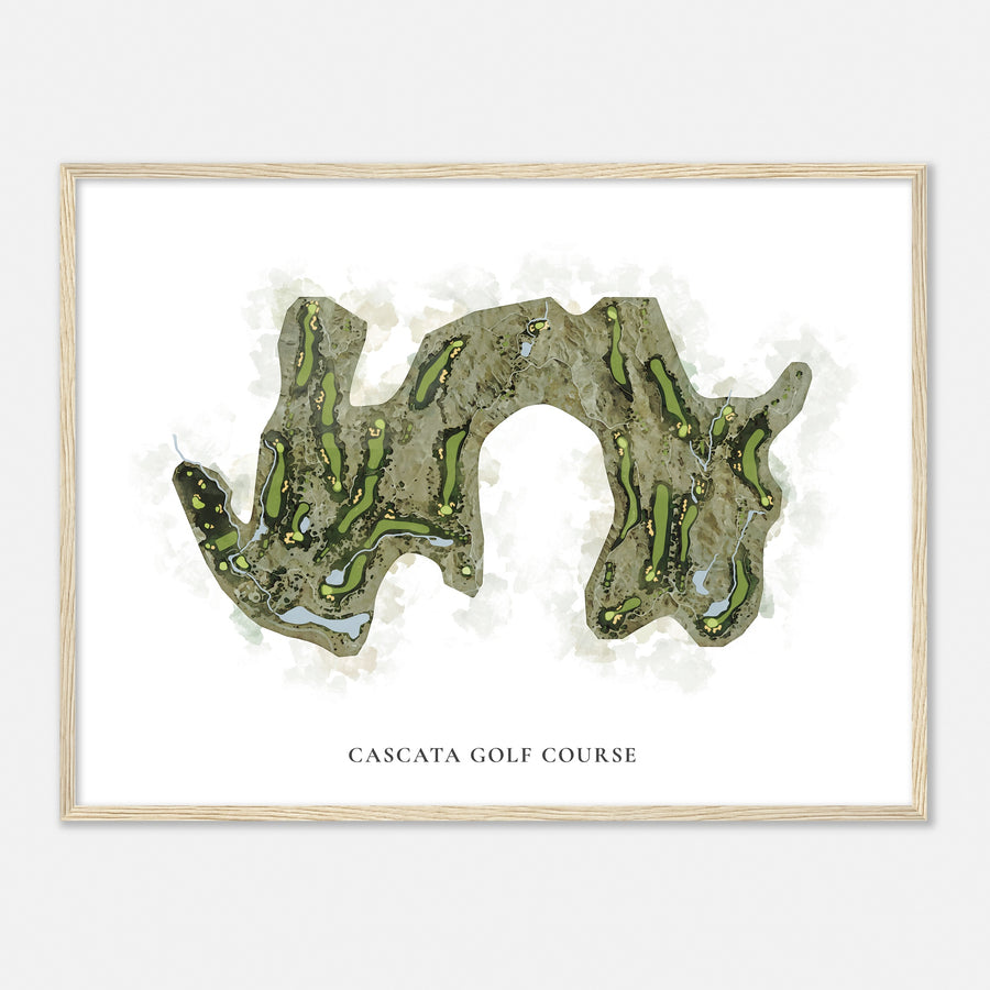 Print of Cascata Golf Course Classic Map