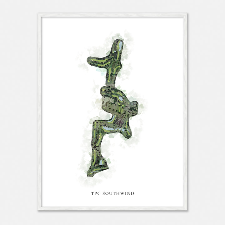 Print of Tpc Southwind Classic Map