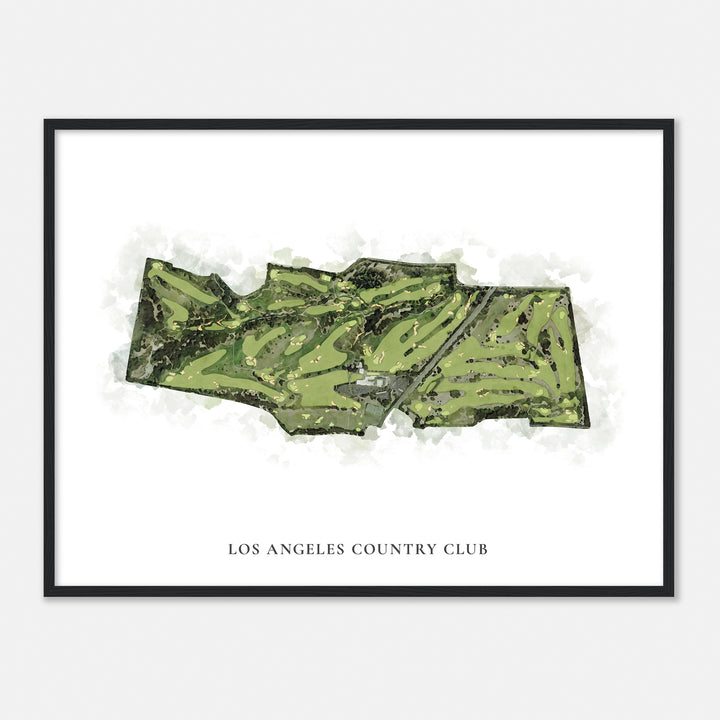 Print of Los Angeles Country Club Classic Map