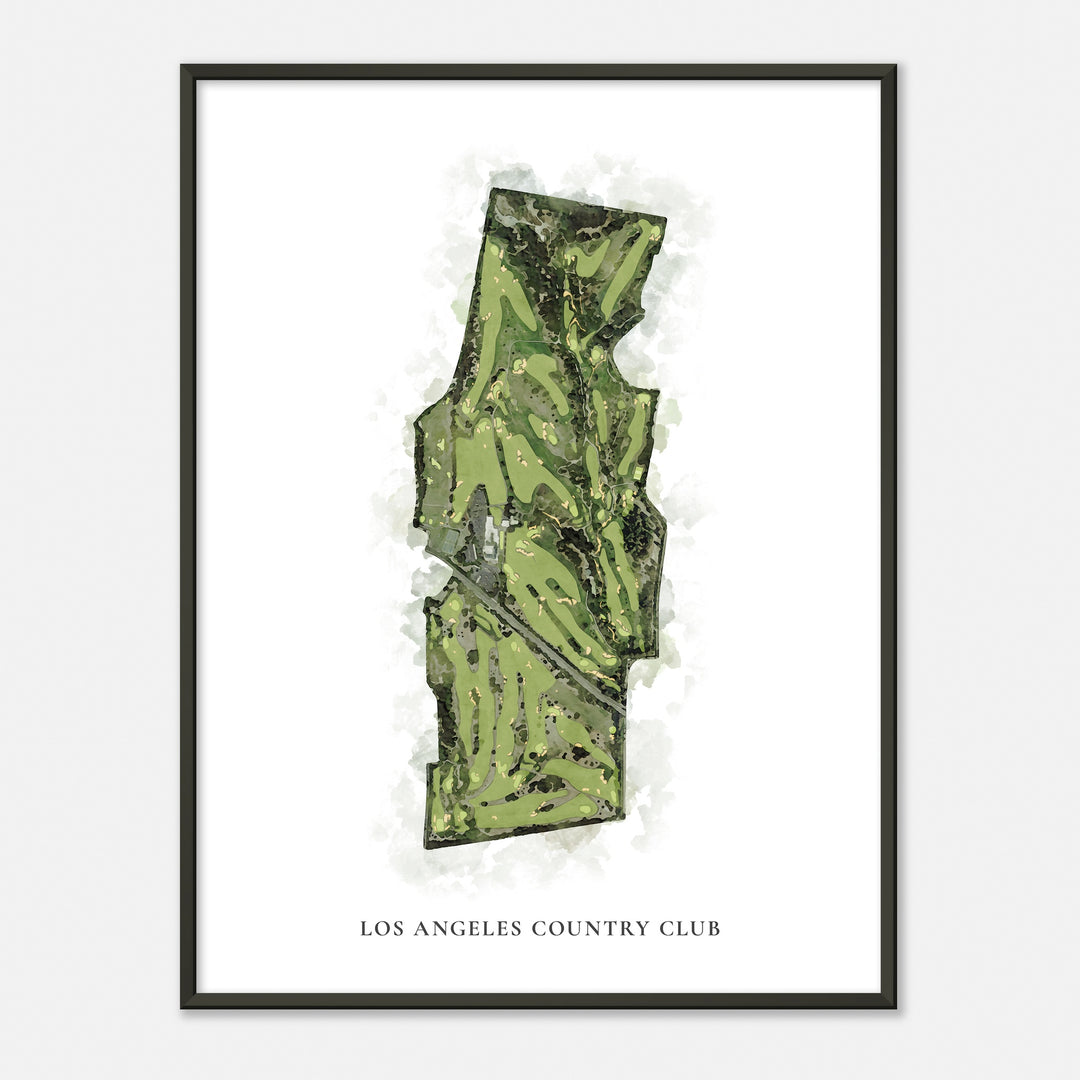 Print of Los Angeles Country Club Classic Map