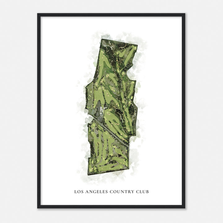 Print of Los Angeles Country Club Classic Map