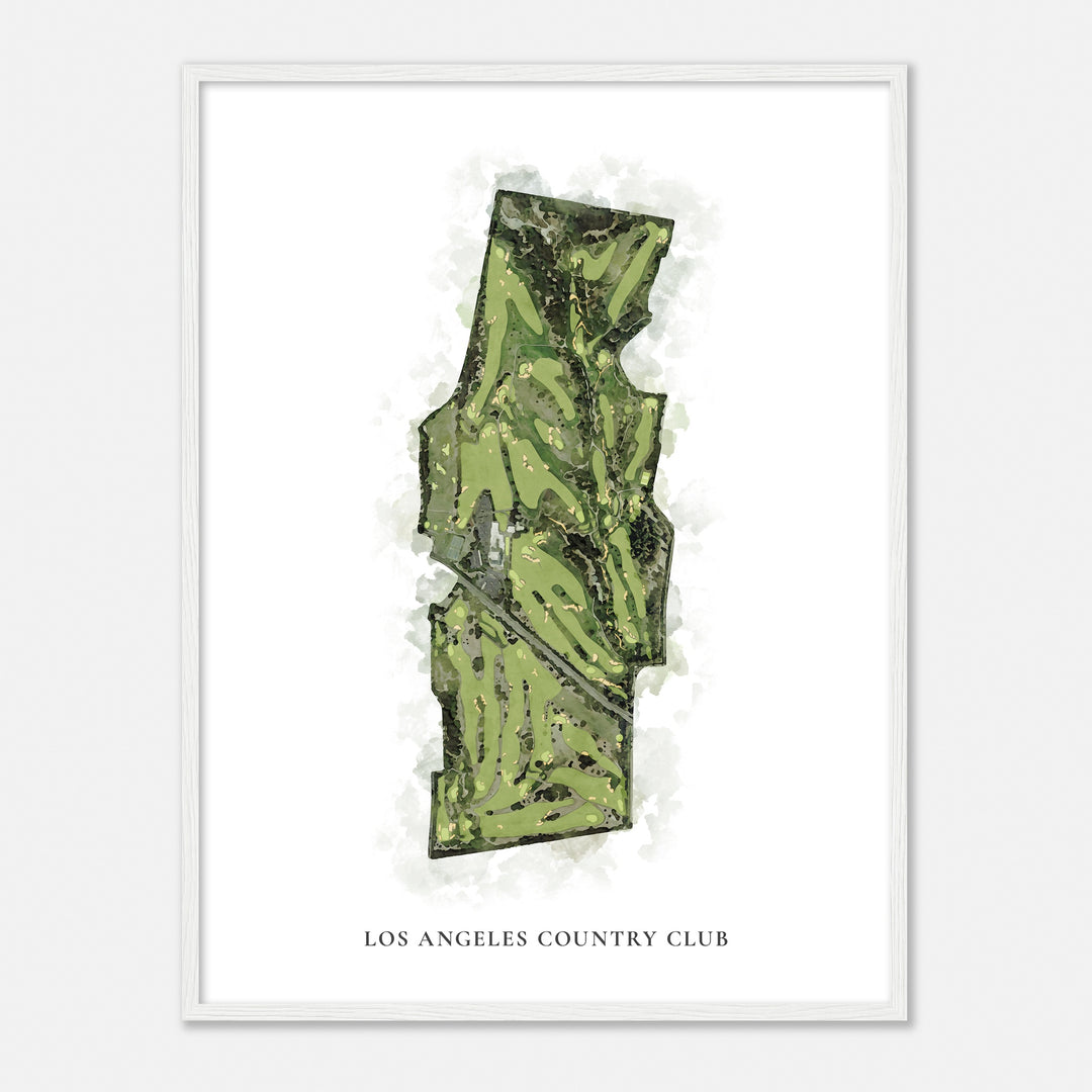 Print of Los Angeles Country Club Classic Map