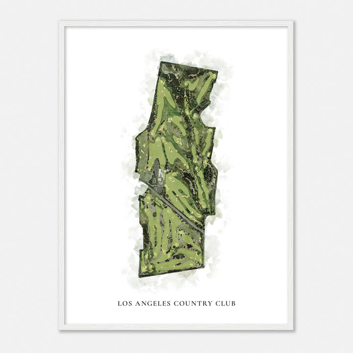 Print of Los Angeles Country Club Classic Map