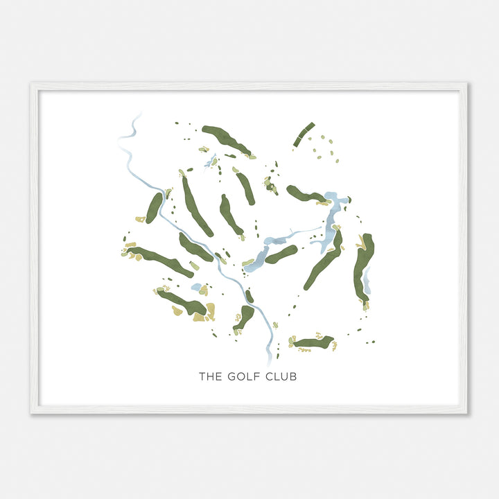 Print of The Golf Club Modern Map