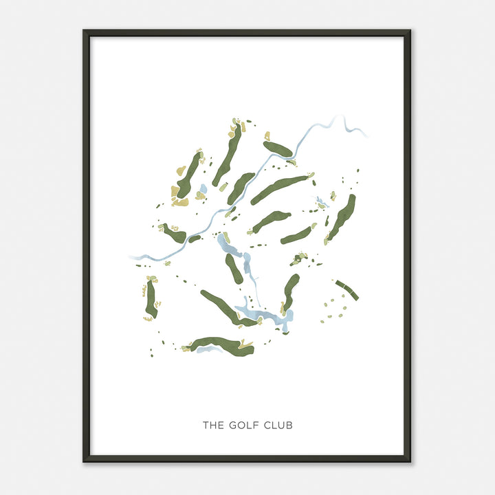 Print of The Golf Club Modern Map