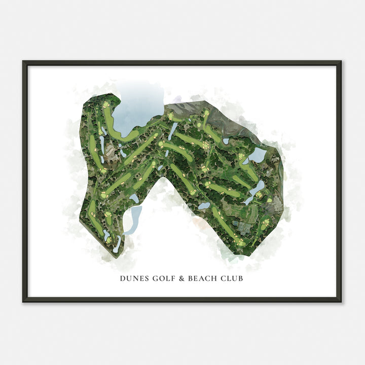 Print of Dunes Golf & Beach Club Classic Map