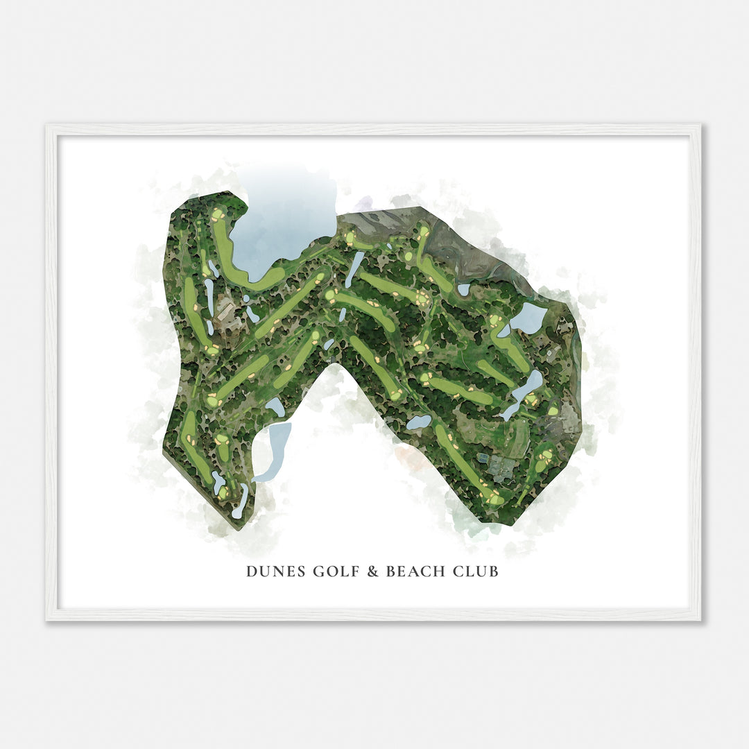 Print of Dunes Golf & Beach Club Classic Map