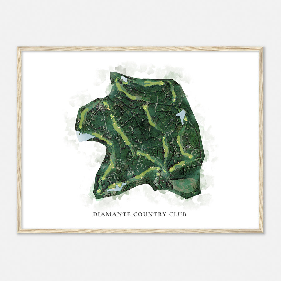 Print of Diamante Country Club Classic Map