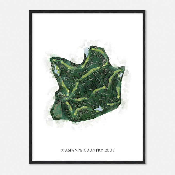 Print of Diamante Country Club Classic Map