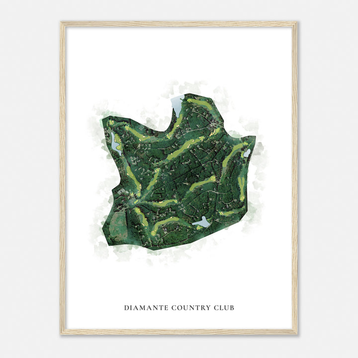 Print of Diamante Country Club Classic Map