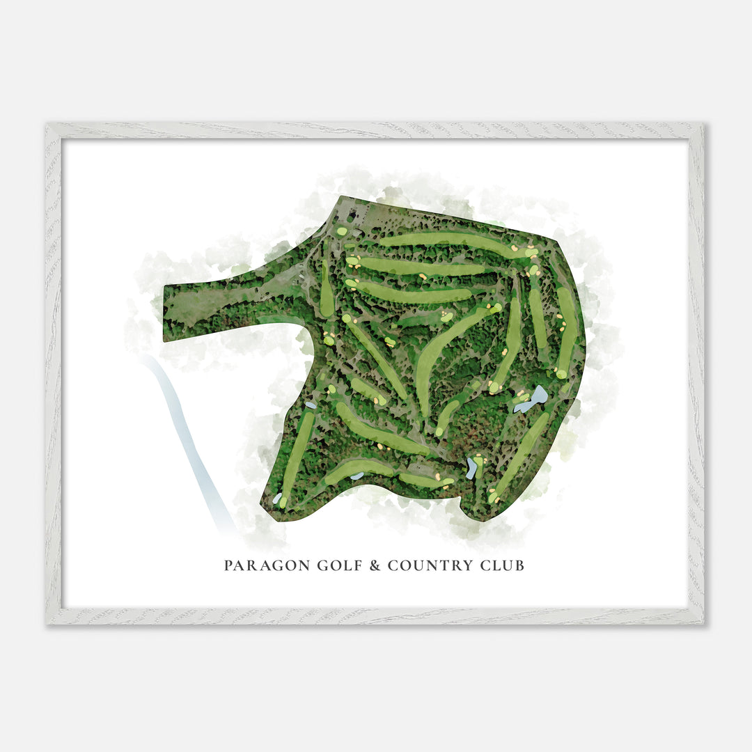 Print of Paragon Golf &amp; Country Club Classic Map