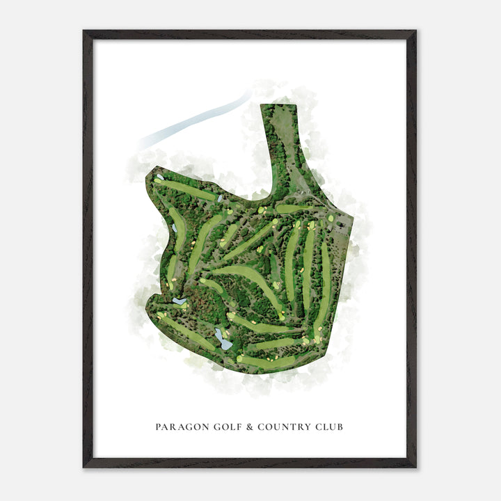 Print of Paragon Golf &amp; Country Club Classic Map