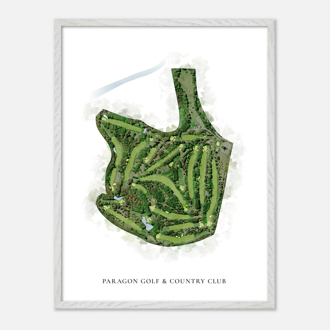 Print of Paragon Golf &amp; Country Club Classic Map