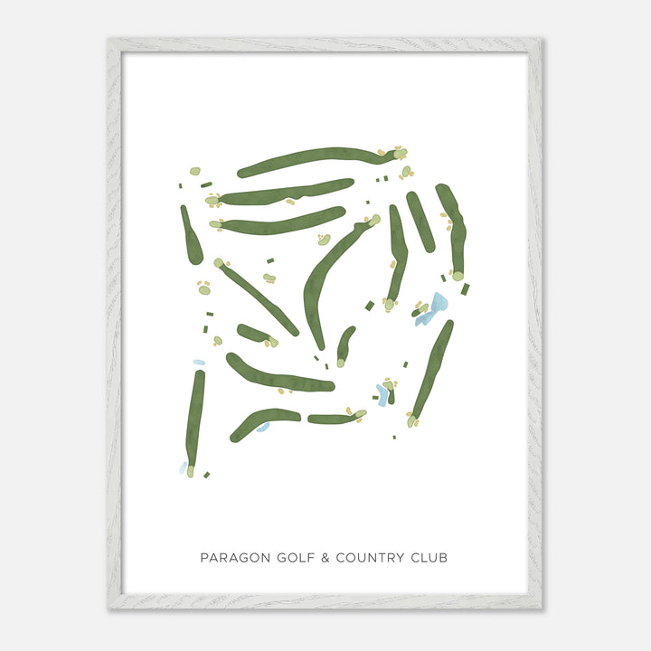 Print of Paragon Golf &amp; Country Club Modern Map