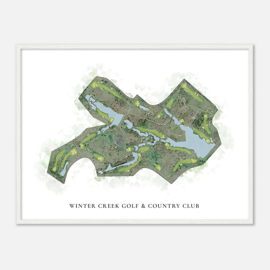 Print of Winter Creek Golf & Country Club Classic Map