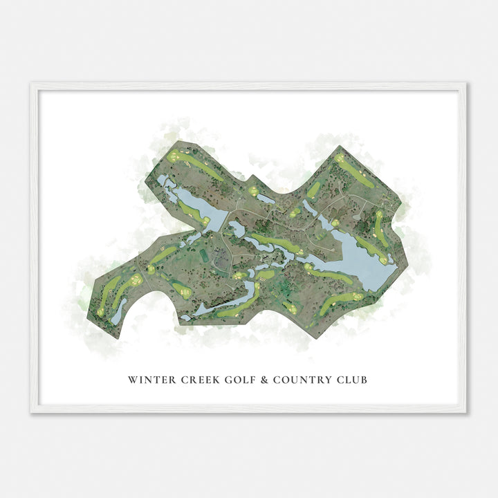 Print of Winter Creek Golf & Country Club Classic Map